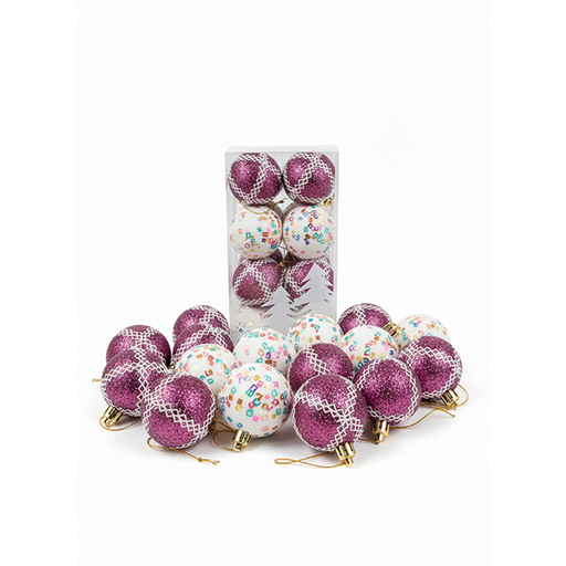 [1019327] ESFERA NAVIDEÑA DEC 6 CM 16 PZ X034ELZ