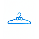 GANCHO PLAST P/ROPA PEQ 5 PZ 8060