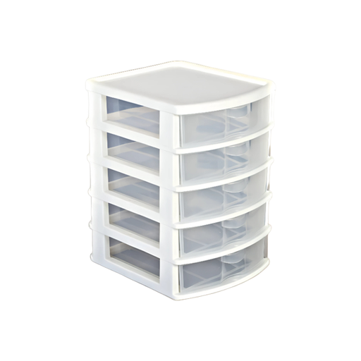 [15002773] GAVETERO PEQUEÑO 5 GAVETAS BL 25001