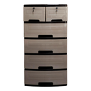 GAVETERO PLAS 5 NIV/ 6 GAV JUNIOR C/LLAVIN COCOA KAWAKI