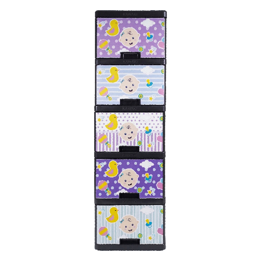 [15010614] GAVETERO PLAS MINI 5 NIV DECO BABY KAWAKI