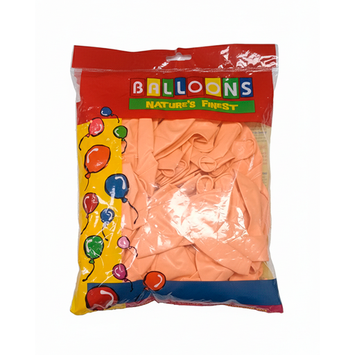 [18690] GLOBO 11 PASTEL MELOCOTON 100 PZ 702727