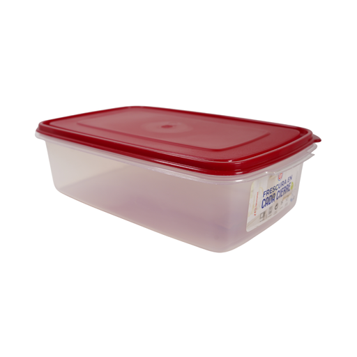 [17745] HERMETICO PLAS RECT GDE CEREZA C/T TACOPLAST 30615
