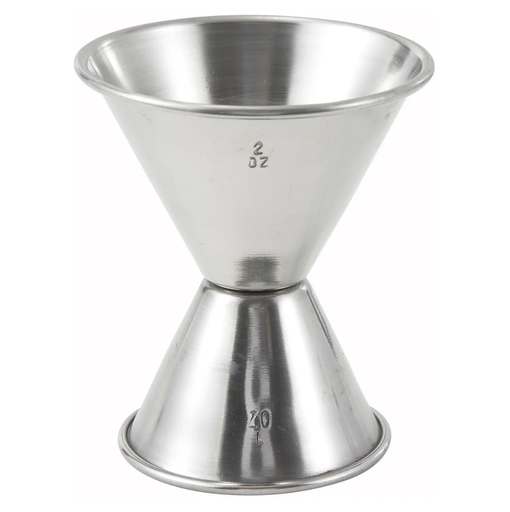 [1008880] JIGGER 1X2 OZ MEDIDOR TRAGO WINCO J-5/005993