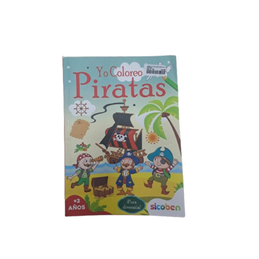[15010146] LIBRO YO COLOREO PIRATAS SICOBEN