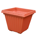 MACETA PLAS 1 CUAD DECO 0143 SPARTA 14 0143