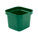 MACETA PLAS CUADRADA VERDE SALVA 03760