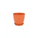 MACETA PLAS PREMIUM RED #1 11X10 CM TERRACOTA SPARTA
