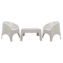 MUEBLES PLAS RES/440 LB 3 PZ BEIG BISTRO SANCHIA