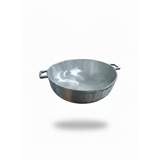 [17318] PEROL ALUM FUNDIDO 28 CM APROX ARTESANAL