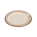 PLATO CERA 9.5X7.5" OVAL O/CF MOTEADO TUXTON TBS-012