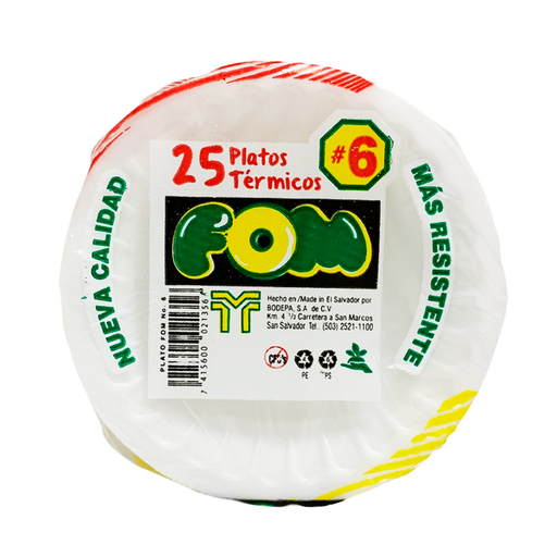 [8046] PLATO DESE 6 FOM 25 UN BL BODEPA 021356