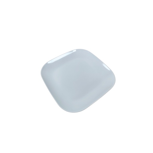 [1009029] PLATO MELA 8" CUAD BL MARGARITA 021BL