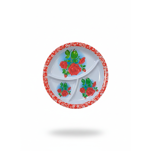 [1238] PLATO MELA RED DECO C/3 DIV 8010AD