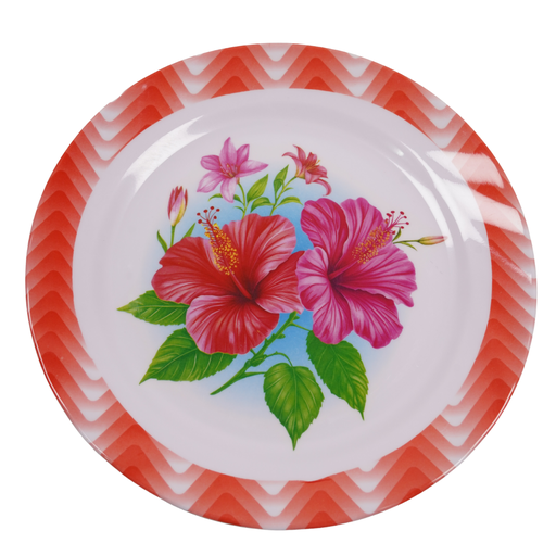 [7480] PLATO MELA DECO FLORES 2210AD