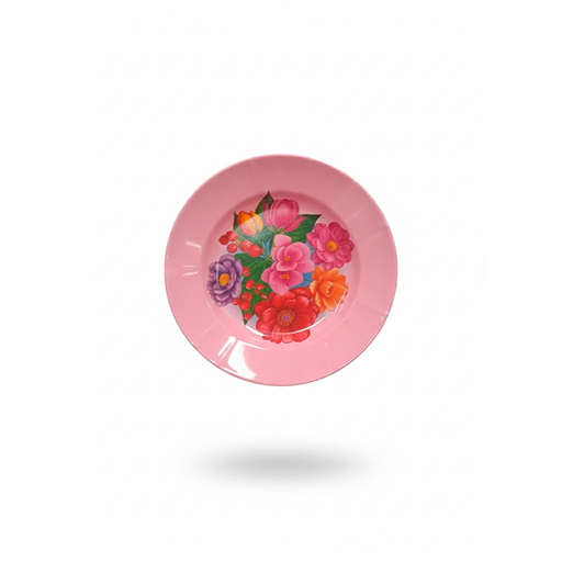 [15010056] PLATO MELA SEMI HONDO DECO COL SURT MARGARITA 324-COLORES