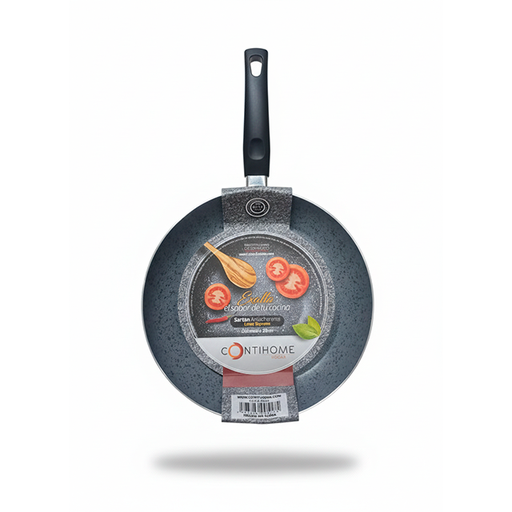[26396] SARTEN ANTIAD GRANITO 28 CM COL SURT CONTIHOME CHSA-1028