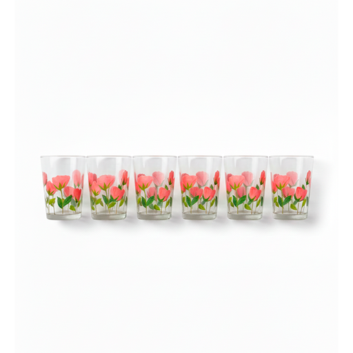 [1019844] SET 6 VASOS VID 16 OZ DECO PRISMA NGW-2033