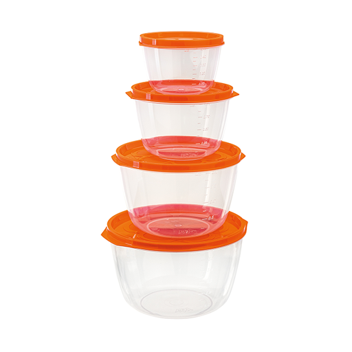 [15010261] SET BOLOS/RECIPIENTES PLAS 4 TAMAÑOS REYPLAST TZX019000