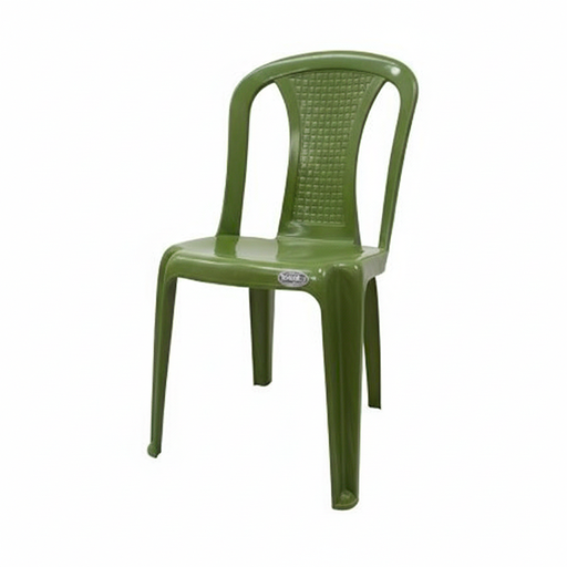 [15010600] SILLA PLAS NAPOLI S/BRAZO VD OLIVO/MUSGO MEGA