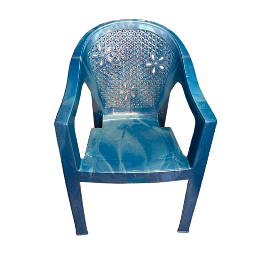 [15009245] SILLON PLAS MAJESTIC RESP FLOR C/B AZ MARMOL MEGA 2087-CA3