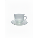 TAZA C/PAILA MONACO VIDRIO TS6-755GB SET