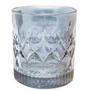 VASO VID WHISKY 300 ML GRIS DECO REL 8X9 CM B038