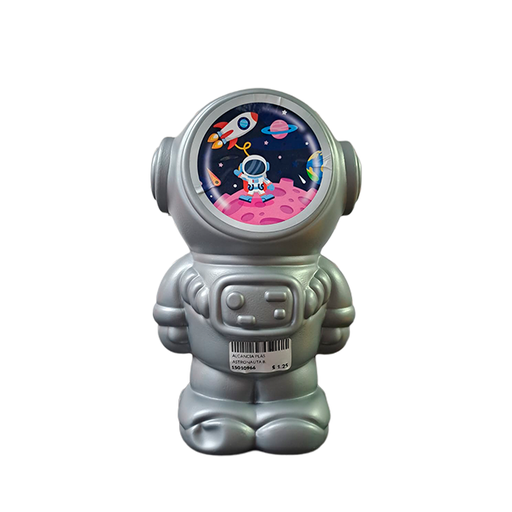 [15010966] ALCANCIA PLAS ASTRONAUTA 8.5" CARA RED ALCAPLAST