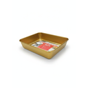 MOLDE ACER INOX 25.25X20.3 CM RECT DOR 430A-GIGI