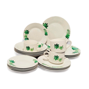 VAJILLA PORCE 9/8/7" 220CC BL/RJ/VD 20 PZ ROYAL 705-23031170