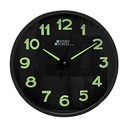 RELOJ PARED 10" CM LISO BL/VD NG/VD TIMES TOWER MAYS 602-04679