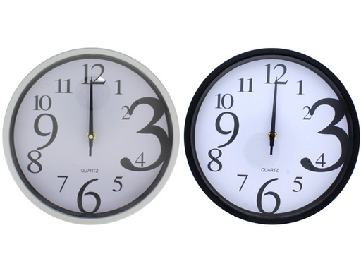 [15011540] RELOJ PARED 25X25 CM LISO PLAT TIMES TOWER MAYS 602-23680