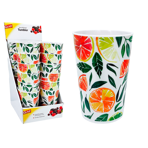 [15011573] VASO MELA 14 OZ BL/VD/ANAR/ LISO D/NARAN GLAD 726-70230