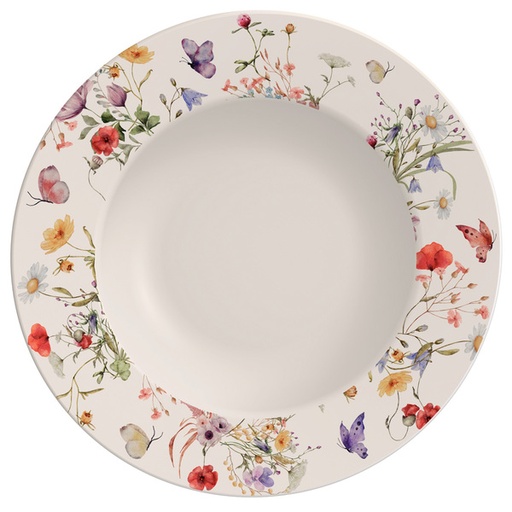 [15011786] PLATO PORCELANA DECO 10.25" RED TRAMONTINA 96580/011