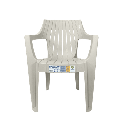 [15011944] SILLA MACAO PLAS BEIGE SANCHIA