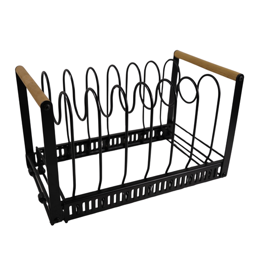 [1024087] SOPORTE MET PORTA SARTEN/TAPA 6 DEPOSITOS GIG D083