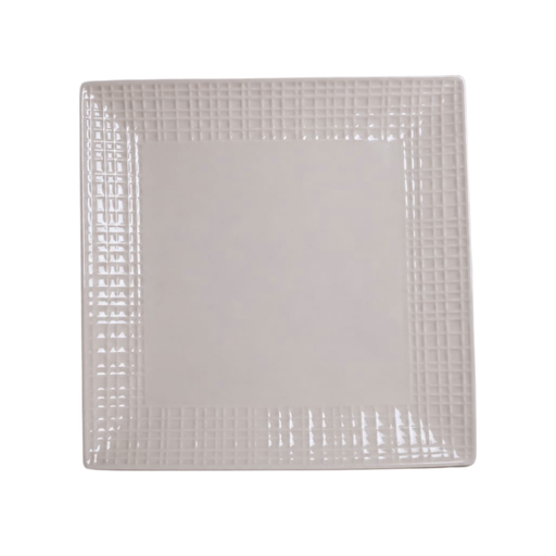 [15012270] PLATO CERA CUAD 8" O/DECO REL SL06-8