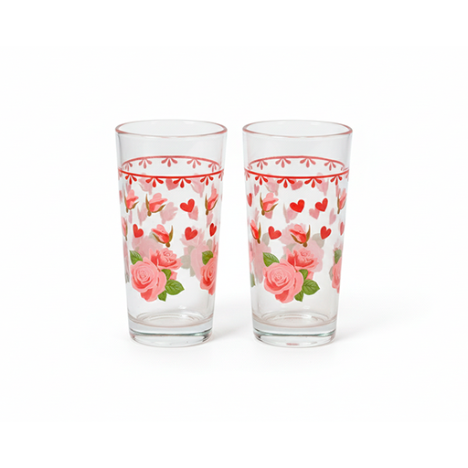 [15012220] SET 2 VASOS VID 16 OZ DECO HOMESTAR 351476
