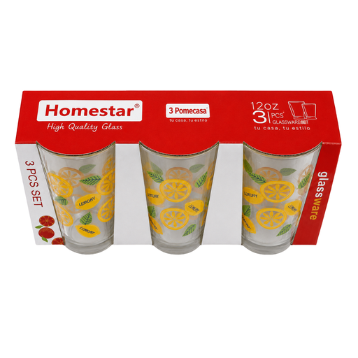[15012216] SET 3 VASOS VID 12 OZ DECO HOMESTAR 366464