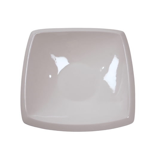 [15012013] PLATO CERA 10" CUAD CONICO HONDO C/ORI 2 CM BL GIGI-148